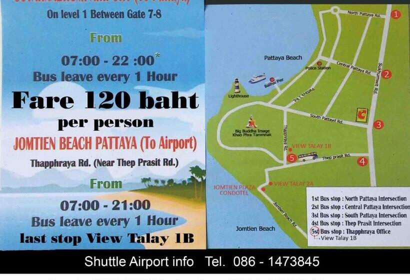 فندق B&b View Talay 1 Jomtien Pattaya