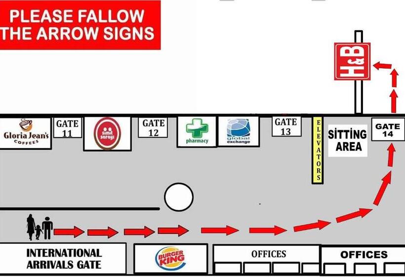 בית מלון כפרי Sunset Airport