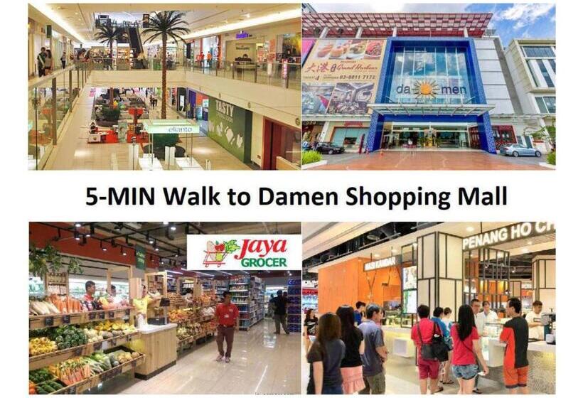 Subang City Residence, 8 9 Pax With Balcony, Walking Distance To Summit, 5min To Sunway