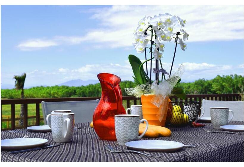 Bed and Breakfast Suite Indépendante 2 Pers , Sdb Privée, Avec Piscine à 5 Mns De Roses