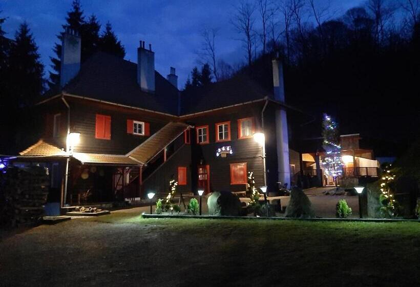 펜션 Cabana Basmelor Cu Ciubar