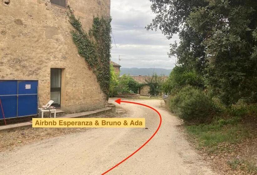 פנסיון Private Room With Own Bathroom At Podere Noceto