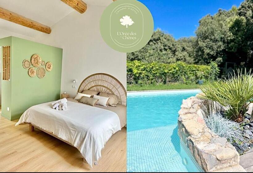 민박 Chambre D Hôtes Avec Piscine & Kitchenette