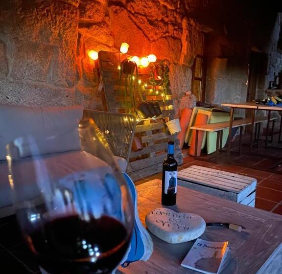 민박 Habitación Para 4 Personas En Casa De Campo. Baño Privado Y Balcón. Piscina