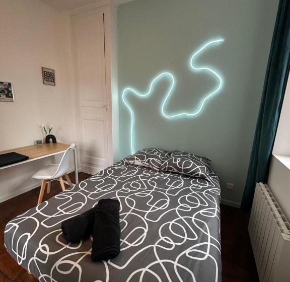 住宿加早餐  La Chambre Turquoise