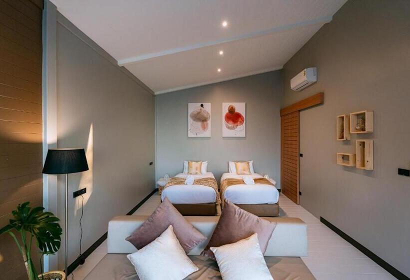 בית מלון כפרי Misty Valley Doichang Private Pool Villa