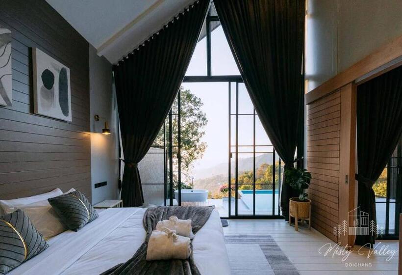 בית מלון כפרי Misty Valley Doichang Private Pool Villa