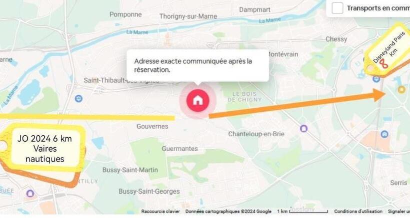 צימר Villa Esperanza Les2pat  Disney  Jo Nautiques Vaires