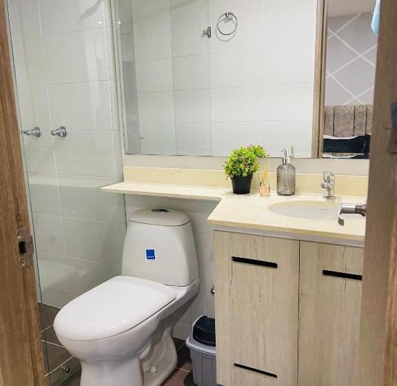 펜션 Habitación Deluxu Con Piscina