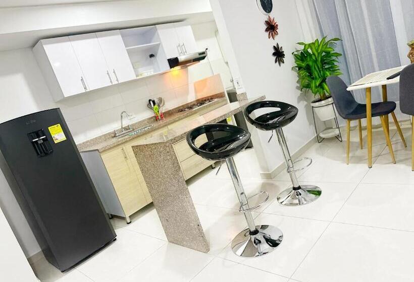 펜션 Habitación Deluxu Con Piscina