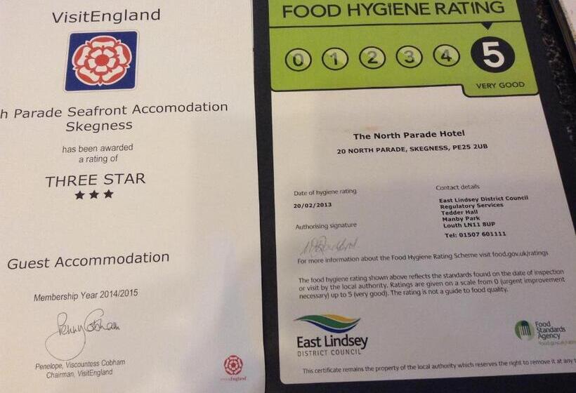 酒店 North Parade Seafront Accommodation