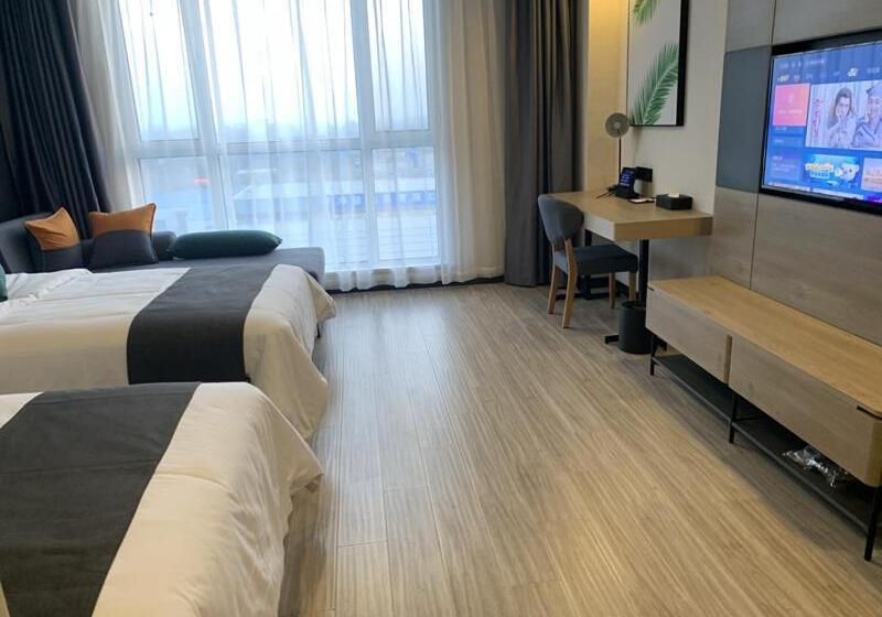 בית מלון כפרי Thank Inn Chain Heze Yuncheng East Shuihu Road Government Affairs Center