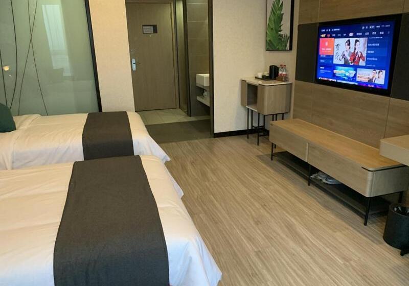 בית מלון כפרי Thank Inn Chain Heze Yuncheng East Shuihu Road Government Affairs Center