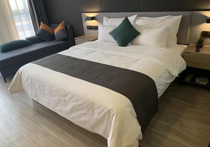 בית מלון כפרי Thank Inn Chain Heze Yuncheng East Shuihu Road Government Affairs Center