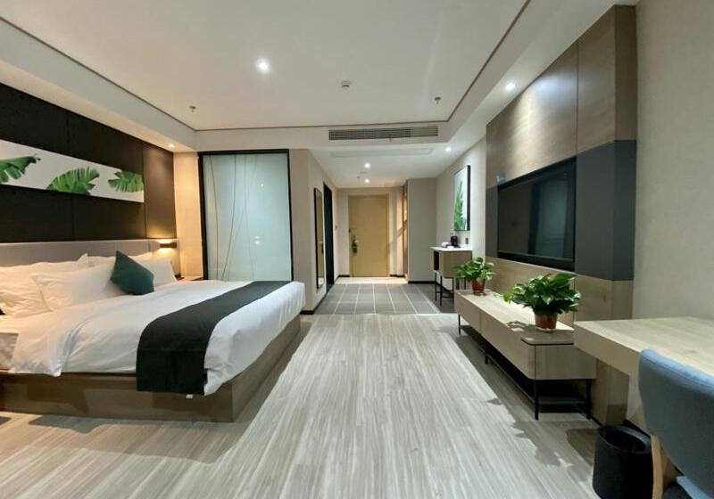 فندق Thank Inn Chain Suqian Hubin New District Santaishan Park