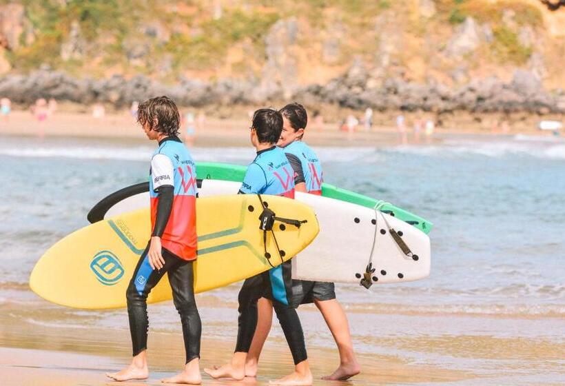 پانسیون Escuela De Surf Waves Sound   Alojamiento Compartido