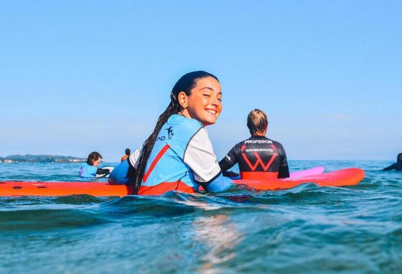 پانسیون Escuela De Surf Waves Sound   Alojamiento Compartido