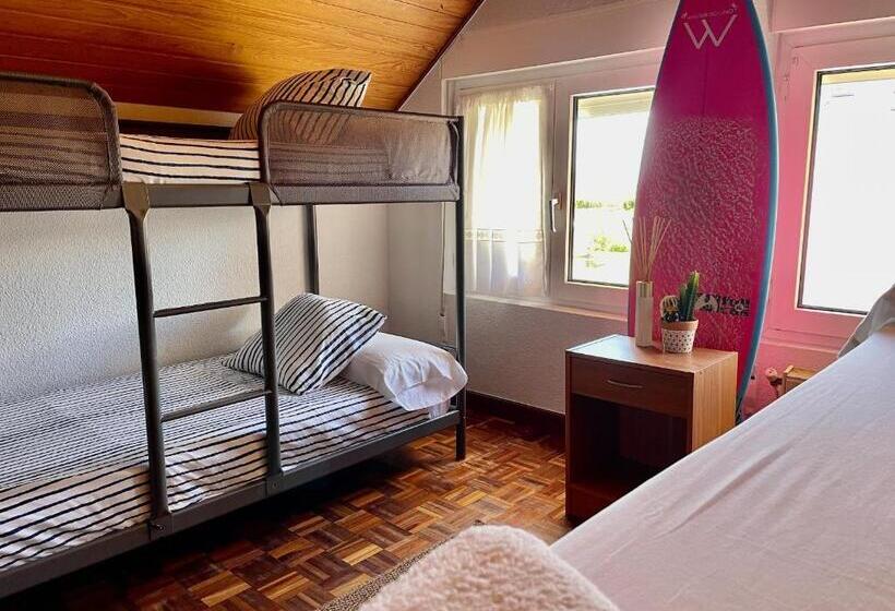 پانسیون Escuela De Surf Waves Sound   Alojamiento Compartido