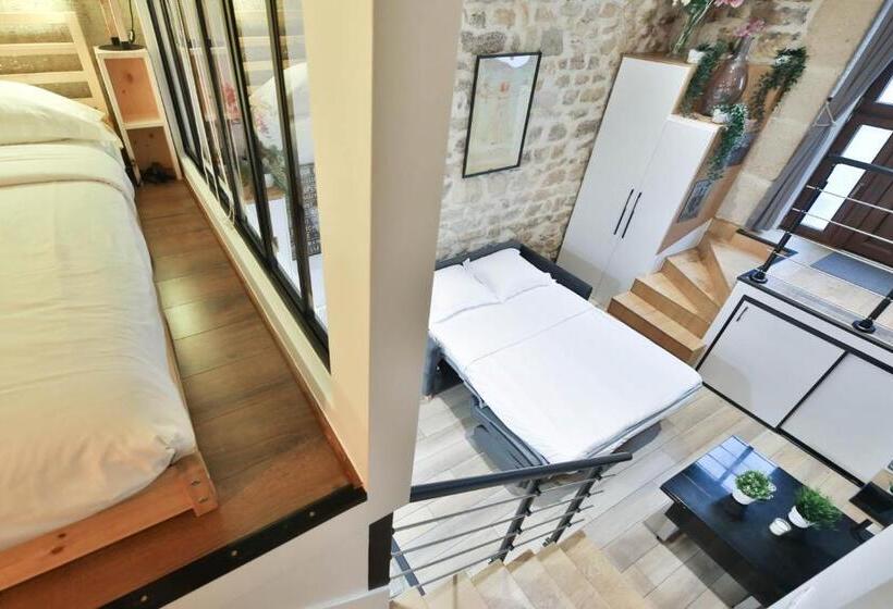 تختخواب و صبحانه New Modern Saint Germain Latin Quarter