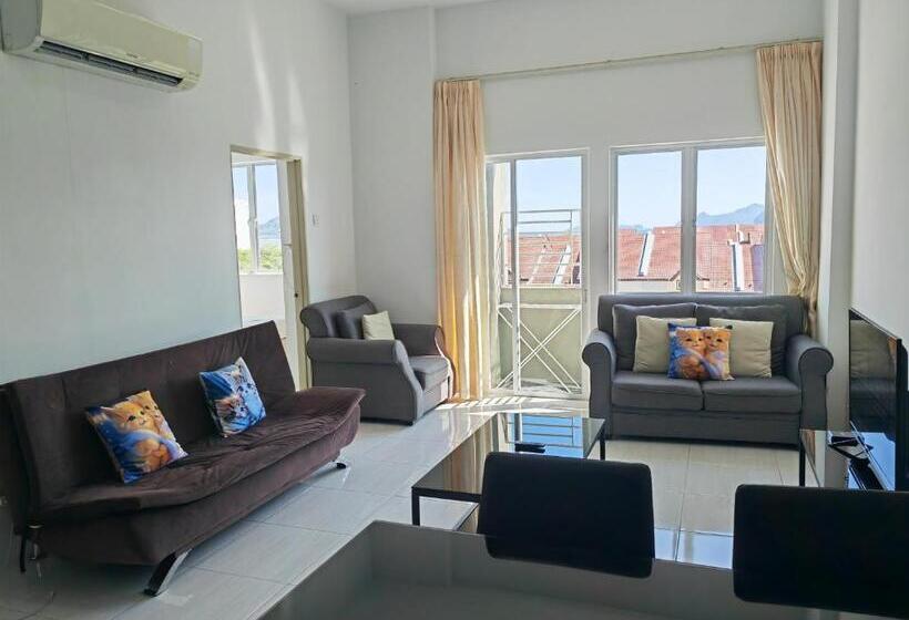 Homestay Pangsapuri Simfoni 3br 7pax Kuah Langkawi