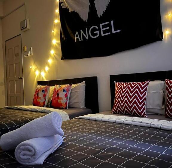 فندق صغير Room2#ig Theme Bargainous#shared Bathroom#4pax#2min Kek Lok Si