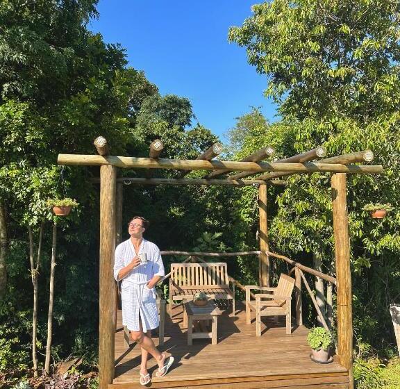 בית מלון כפרי Refúgio Do Sol Park Pousada   Cabana   Hospedagem