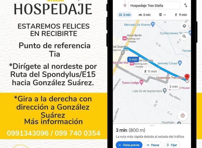 پانسیون Tres Stella Puerto Lopez