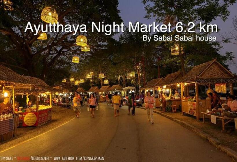 Modern Room At Sabai Sabai Homestay Ayutthaya