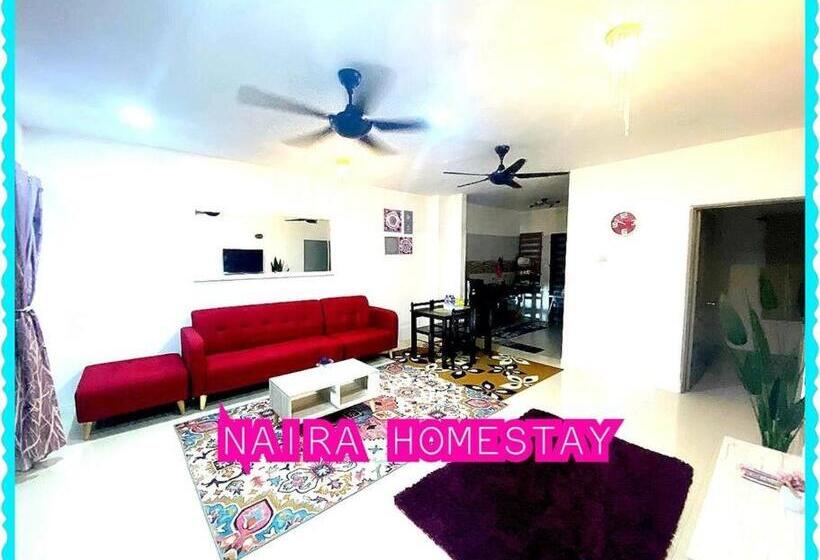 膳宿费 Naira Homestay Kota Bharu ,wakaf Che Yeh 4 Bilik 3 Aircond
