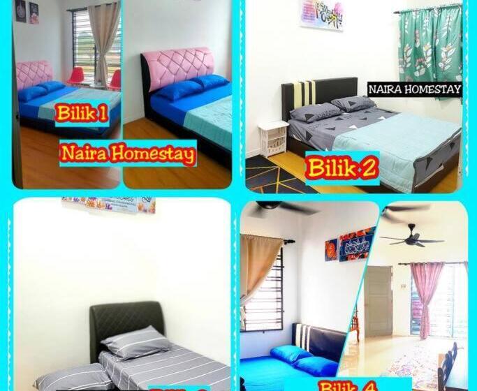 膳宿费 Naira Homestay Kota Bharu ,wakaf Che Yeh 4 Bilik 3 Aircond