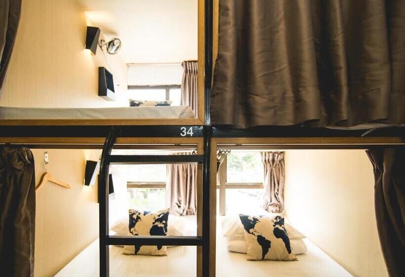 מלון כמוסות Traveller Bunker Hostel