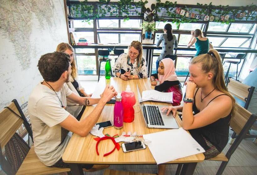 מלון כמוסות Traveller Bunker Hostel