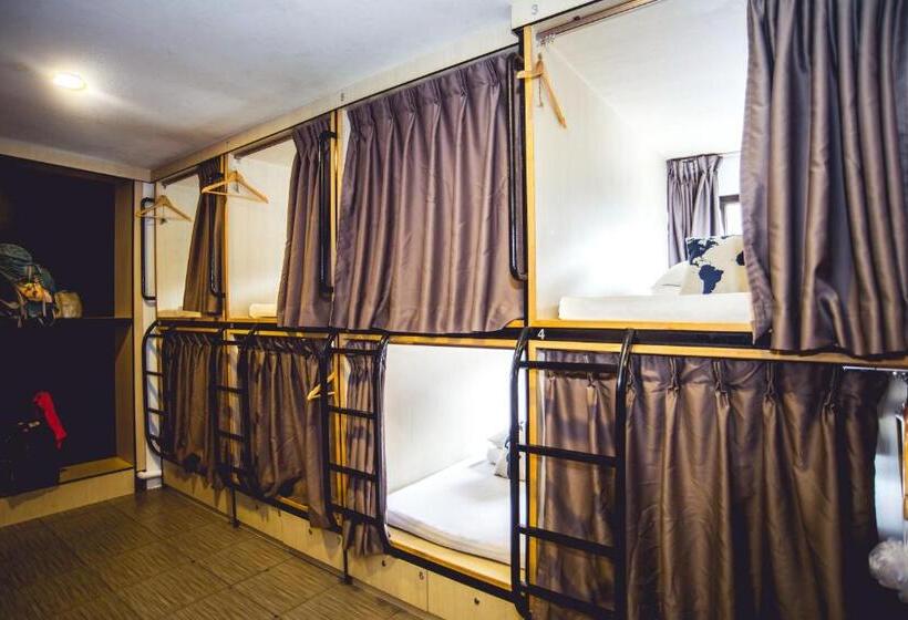 מלון כמוסות Traveller Bunker Hostel