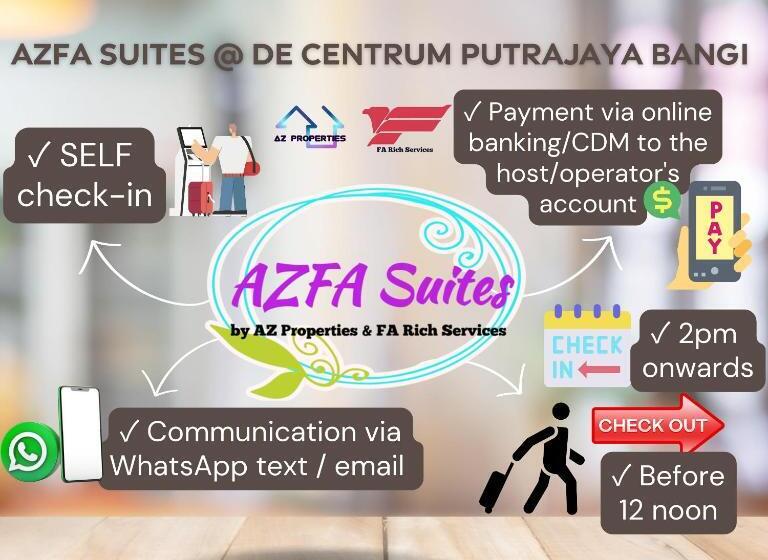 פנסיון Azfa Suite13 At De Centrum Putrajaya Bangi