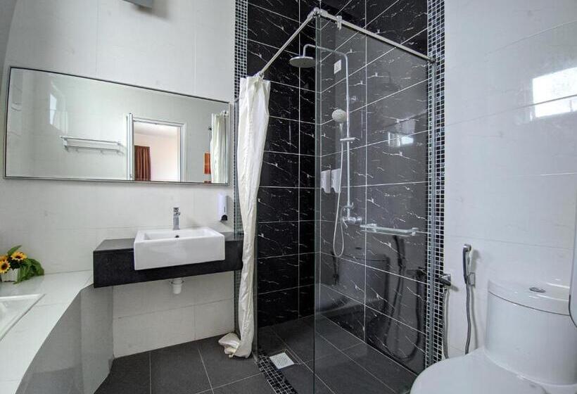 بنسيون Lux Villa 6rm 12 To 22 Pax Wifi Netflix Bbq Steamboat Games Beach Water Park