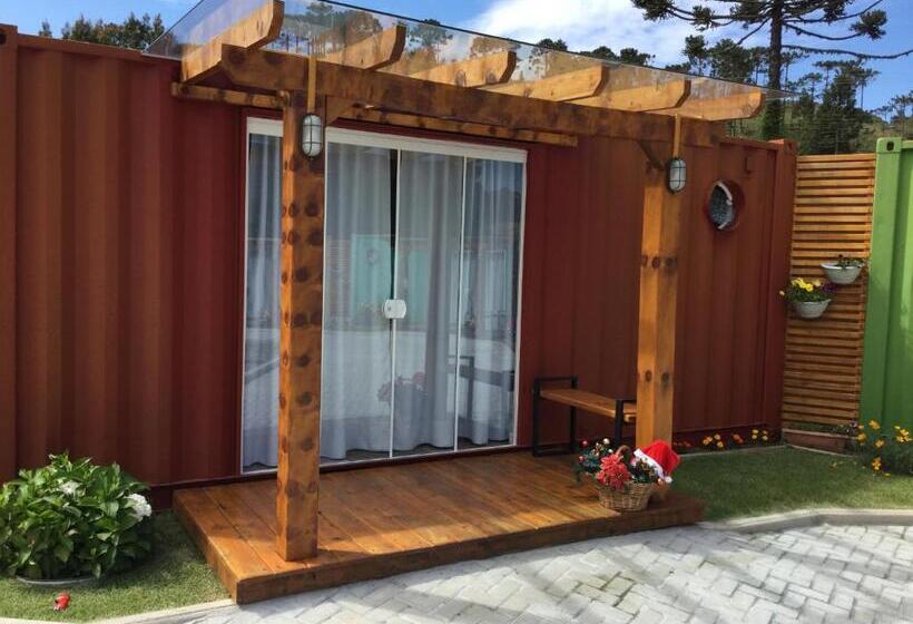 بنسيون Villa Dos Ventos Hospedagem Container