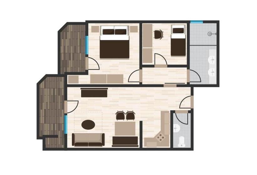 בית מלון כפרי Alpenstüble Appartements