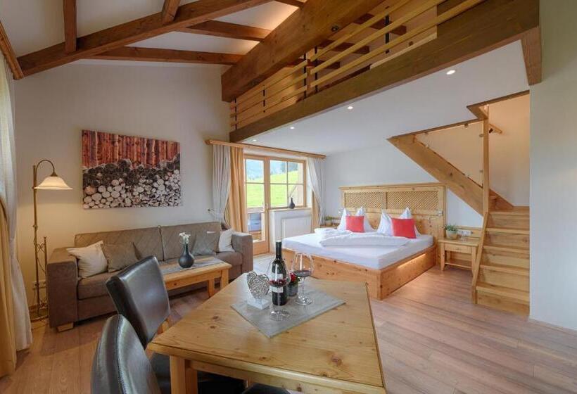 בית מלון כפרי Und Alpen Apartments Mit Sauna   Bürglhöh