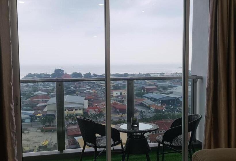 צימר Sekinchan Seaview Homestay 7 High View