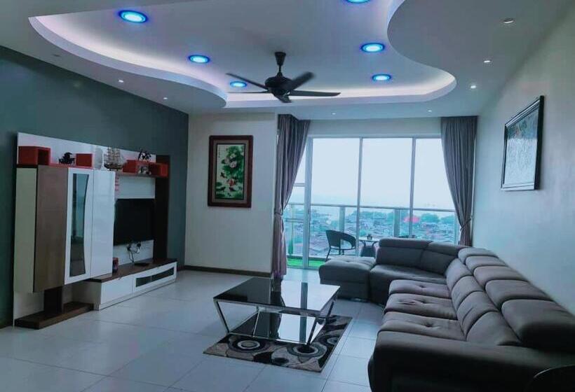 צימר Sekinchan Seaview Homestay 7 High View