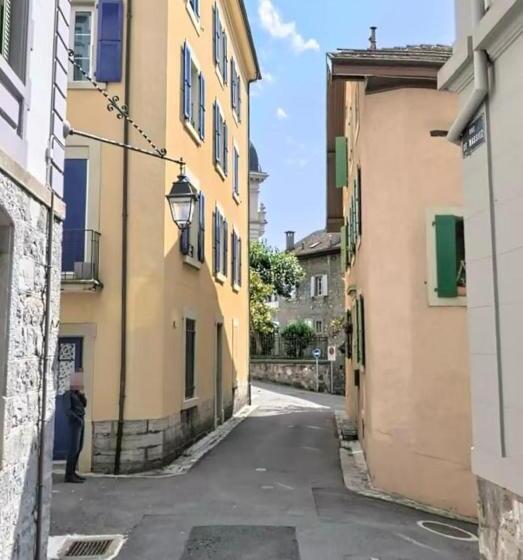 Bed and Breakfast Chambre Double Vue Lac Montreux Centre