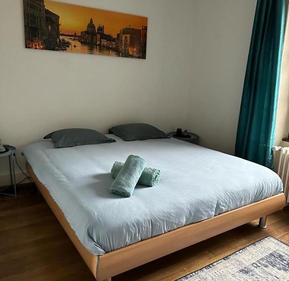 ベッドアンドブレックファースト Chambre Double Vue Lac Montreux Centre