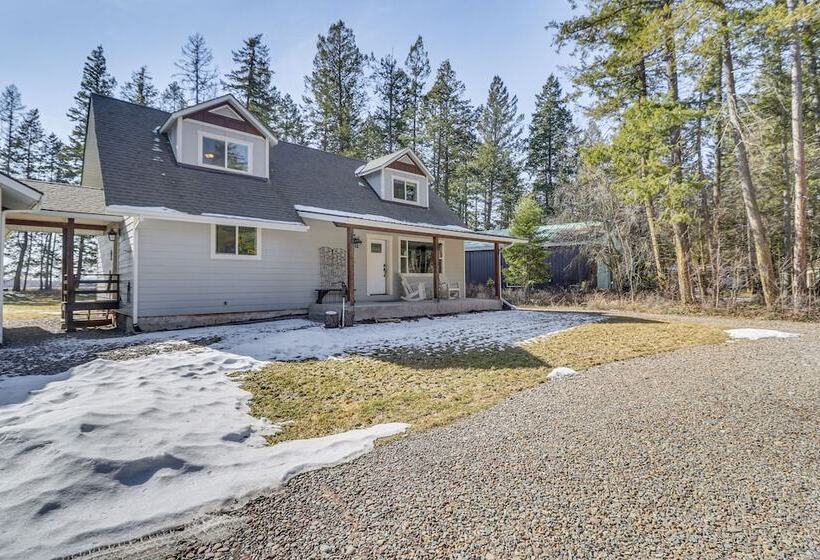 Bigfork Home W/ Fire Pit: Steps To Flathead River!