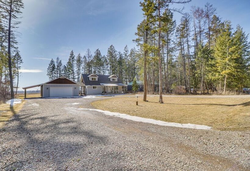 Bigfork Home W/ Fire Pit: Steps To Flathead River!