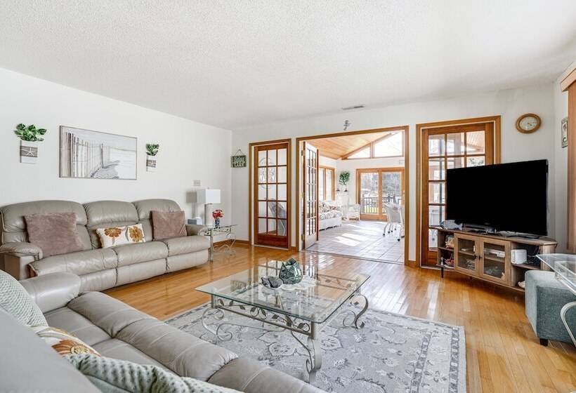 House On Paw Paw Lake W/ Private Dock!