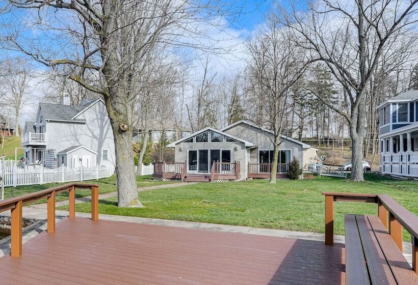 House On Paw Paw Lake W/ Private Dock!