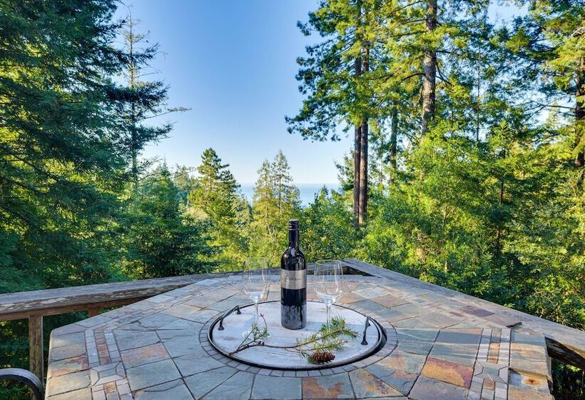 Coastal Norcal Sanctuary W/ Ocean & Redwoods Views