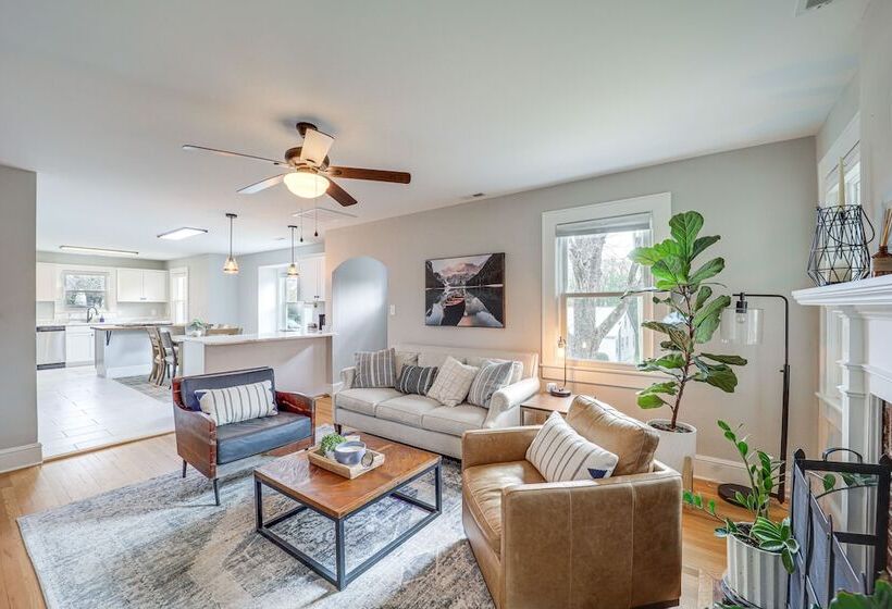 Historic Morganton Home W/ Patio & Fire Pit!