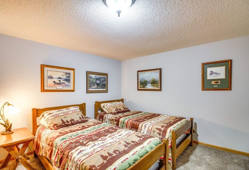 Lakefront Minnesota Home W/ Deck, Dock & Fire Pit