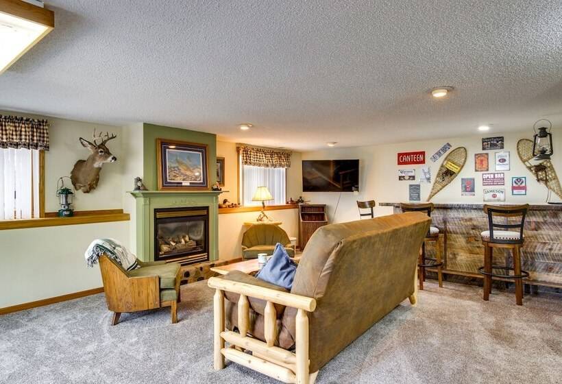 Lakefront Minnesota Home W/ Deck, Dock & Fire Pit